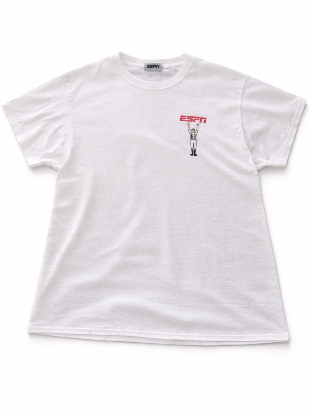 ESPN Referee Signals Tee Men’s 2XL Graphic Funny Football White Shirt
